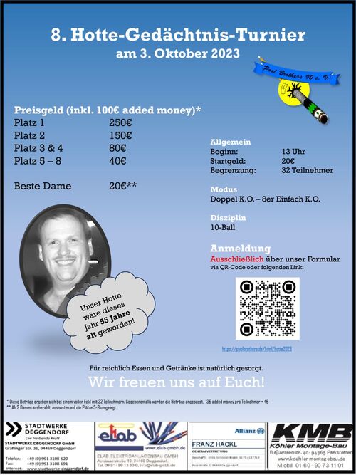 Plakat Hotte Turnier 2023
